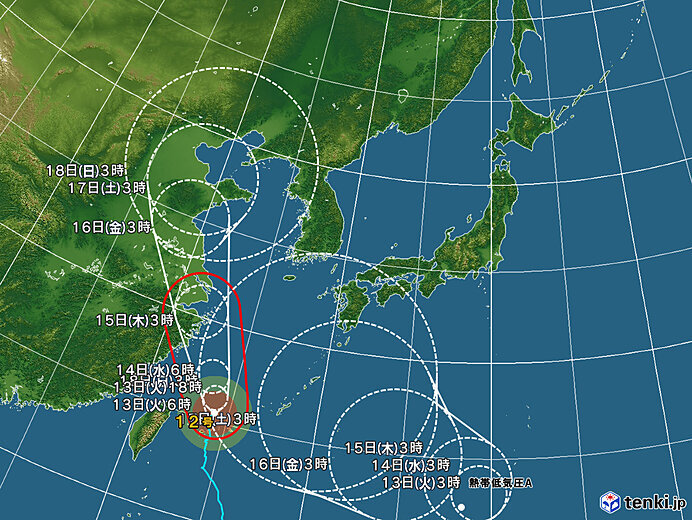 強い台風12号　動き遅く　沖縄の先島諸島で荒天続く　警戒いつまで