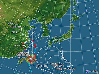 強い台風12号　動き遅く　沖縄の先島諸島で荒天続く　警戒いつまで