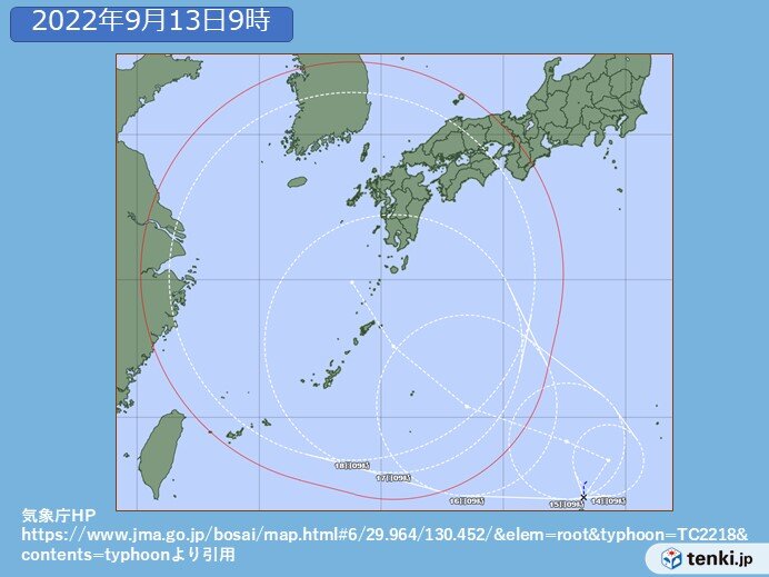 熱帯低気圧　台風へと勢力強め　週末から西日本に影響