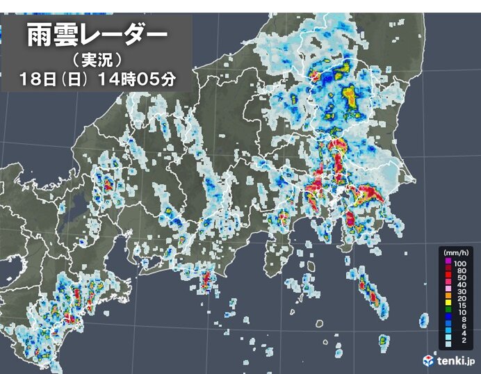 関東　目黒川で氾濫危険水位超過　台風の接近前から大雨　荒天のピークはこれから