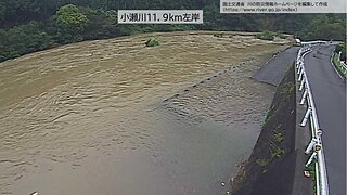 山口県　台風14号による大雨のピーク過ぎるも、河川の水位高い状況続く
