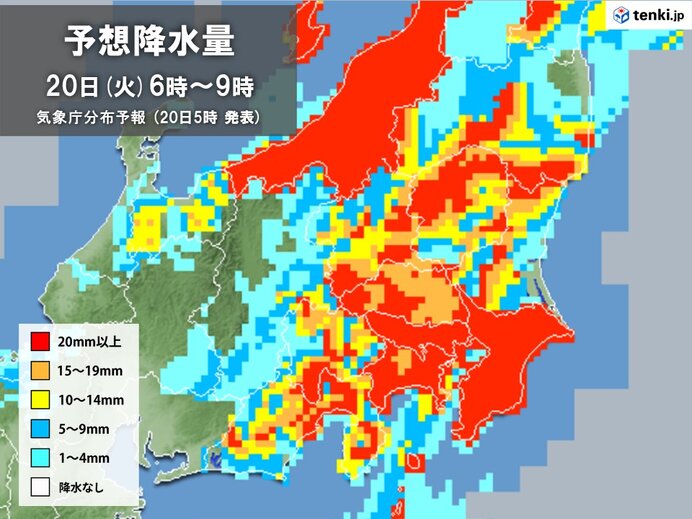 台風14号　関東甲信「最接近」　夕方まで雨・風ピーク　通勤・通学に影響も