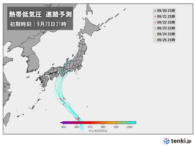 熱帯低気圧の動向に注意を