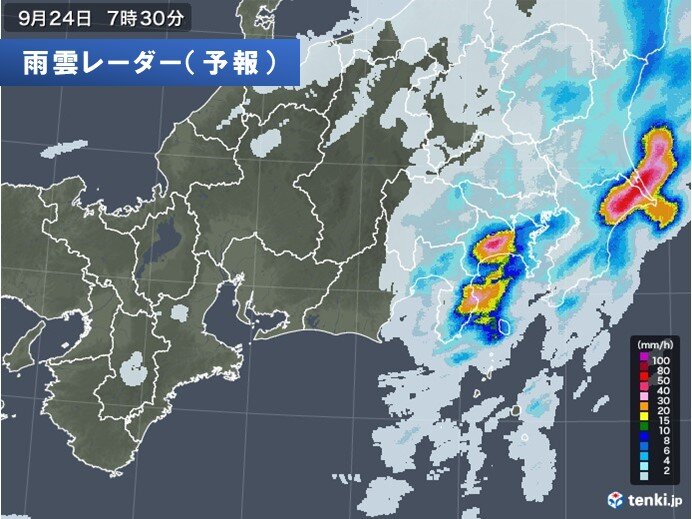 静岡の大雨のピーク過ぎる