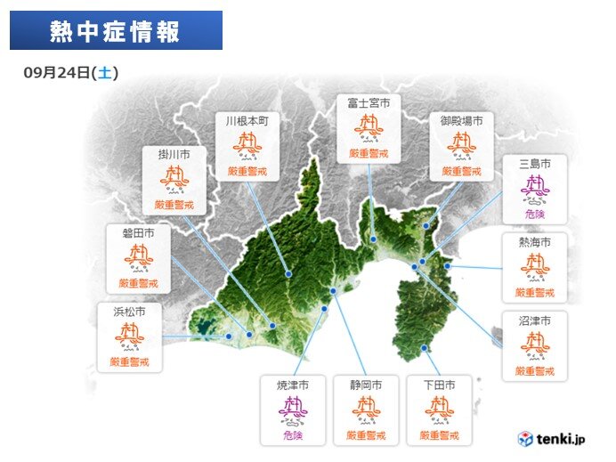 静岡県内は停電している地域多い　熱中症に厳重警戒