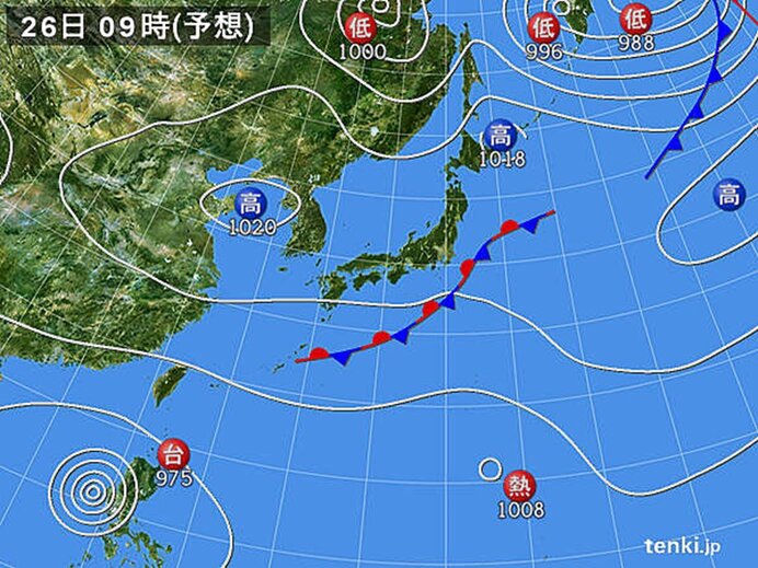 新たな熱帯低気圧発生か