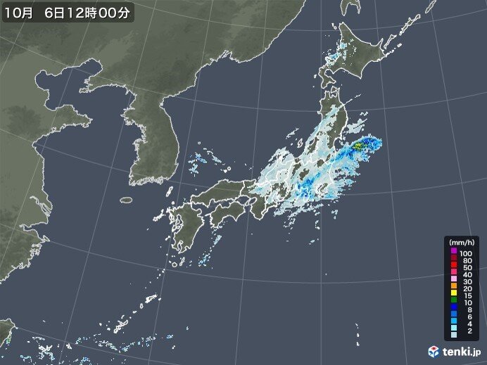 関東甲信・東海は午後も冷たい雨　そのほかの地域もにわか雨に注意