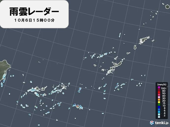 沖縄　週間天気　先島諸島すっきりしない天気続く　3連休は本島もにわか雨