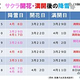 東京　サクラが咲いたあとの雪は