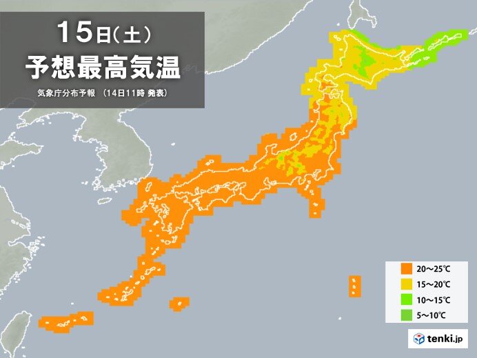あすも西日本を中心に夏日が続く