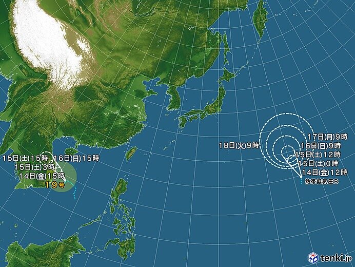 まだ続く台風シーズン