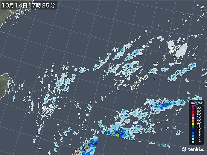 沖縄は大雨のおそれも