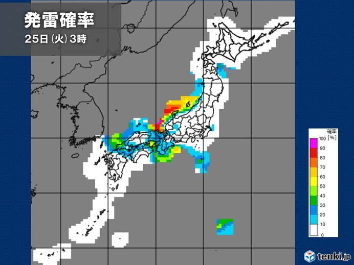 西日本の日本海側　竜巻などの突風注意