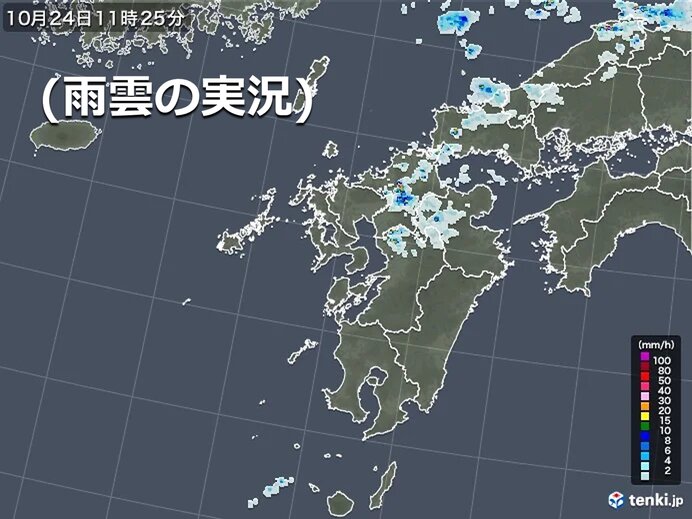 九州　24日～25日　上空にこの時季としては強い寒気　雷雨や突風などに注意