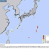 小笠原諸島　72時間降水量100ミリ　雨のピークは過ぎるが夕方まで土砂災害に警戒