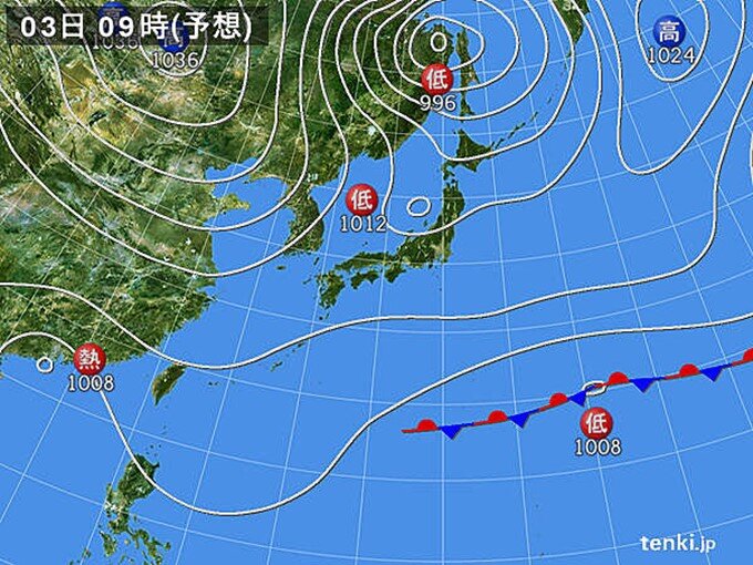 あす3日(木)文化の日　広く行楽日和