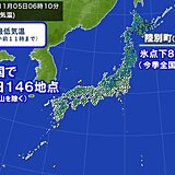 今朝は冷え込み強まる　北海道陸別町で氷点下8.0℃　今季全国最低気温