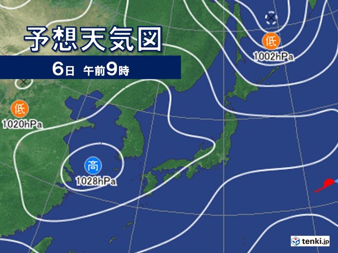 西・東日本　昼間は行楽日和