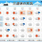 3連休の天気　台風の影響は?