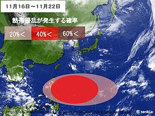 台風発生へ　日本への影響はなし　新たに熱帯擾乱がフィリピンの東で発生する可能性
