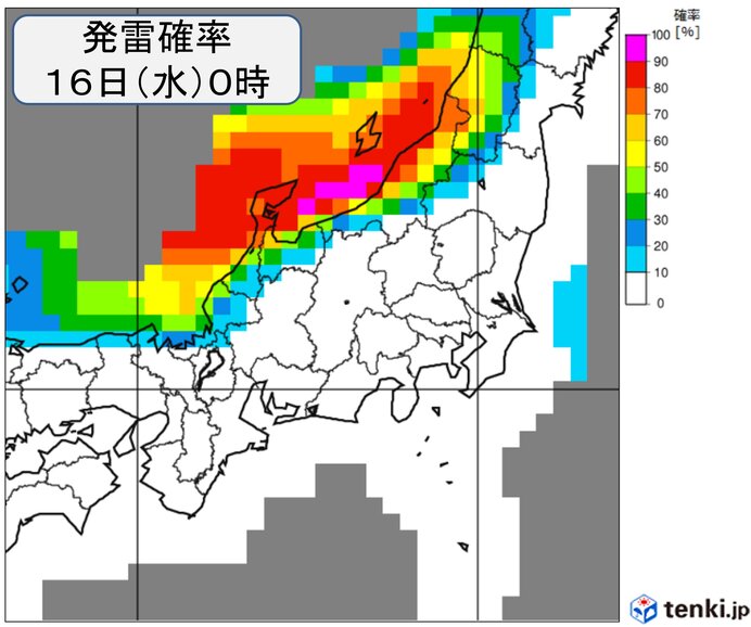 東北や北陸は大気の状態が非常に不安定　落雷や突風、急な強い雨、ひょうに注意