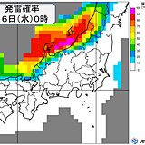 東北や北陸は大気の状態が非常に不安定　落雷や突風、急な強い雨、ひょうに注意