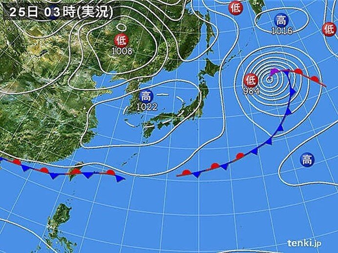 沖縄　先島諸島で激しい雨を観測　26日にかけて土砂災害などに十分注意