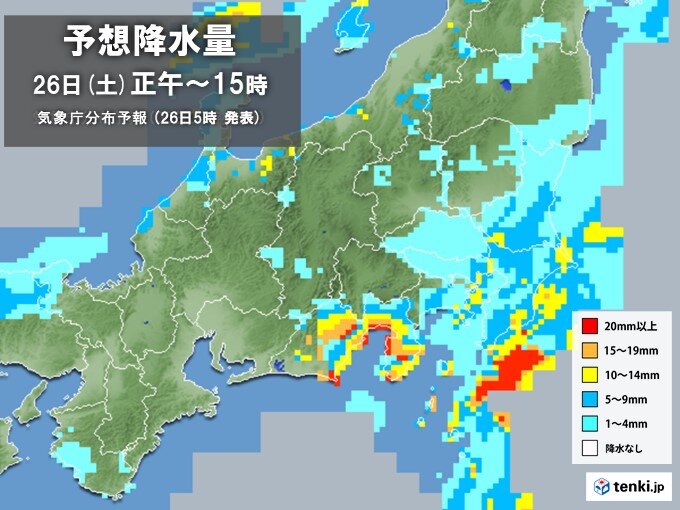 午後も局地的な強い雨や雷雨の恐れ
