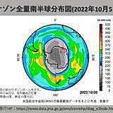 今年の南極オゾンホール　南極大陸の約1.9倍　最近10年間で2番目に大きい