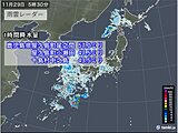 局地的に雨雲発達　屋久島で1時間に50ミリ以上の非常に激しい雨　落雷・突風に注意