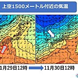 島根県浜田市で26.6℃も　あす30日は12℃!?　中国山地は2日にかけて積雪も
