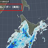 北海道　雨と強風の翌日は雪で猛ふぶき