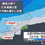 真冬並みの寒気　日本海側は雪　北日本は猛吹雪や大雪に警戒　太平洋側も冬の寒さ