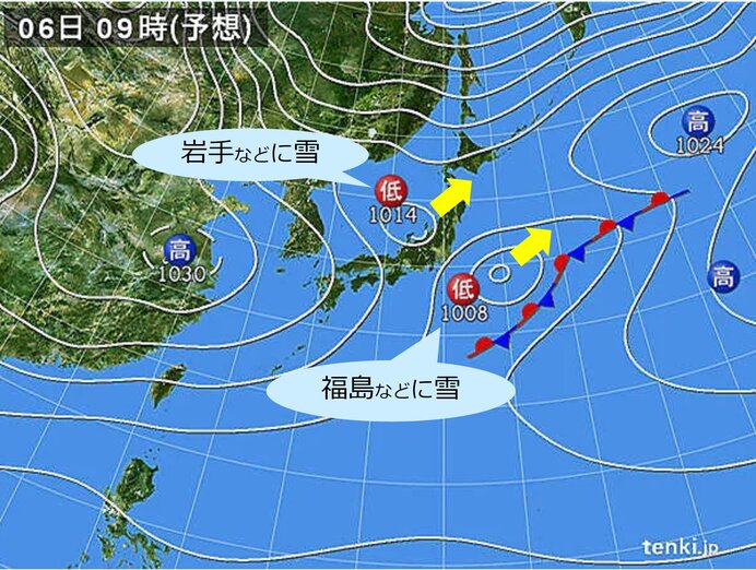 東北 5日夜から雪の少ない太平洋側 平地でも積雪の恐れ 交通影響に注意を 愛媛新聞online