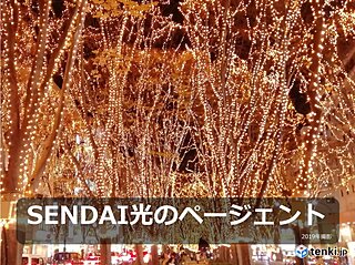 まもなく点灯　SENDAI光のページェント　来週は雪と共演　日本海側は大雪注意