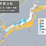 あす19日にかけて警報級の大雪　JPCZがほぼ停滞　北陸で降雪100センチ予想