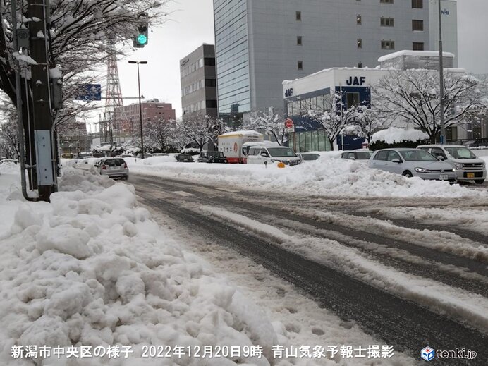 新潟で記録的な大雪　次はクリスマス寒波　JPCZ再び