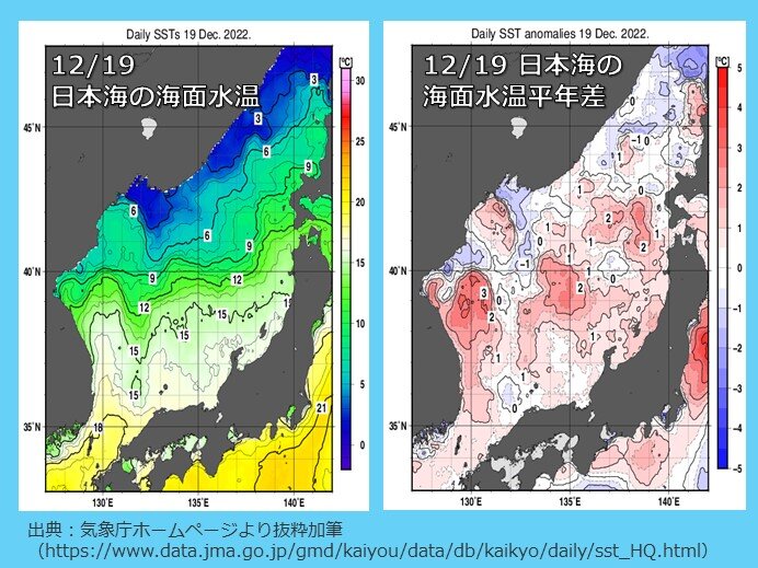 「クリスマス寒波」冬の台風に相当する「ポーラーロウ(polar low)」が発生する可能性も