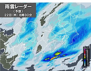 関東　正午頃まで広く雨　沿岸部では雷雨や激しい雨に注意　あすは冬晴れ　気温急降下