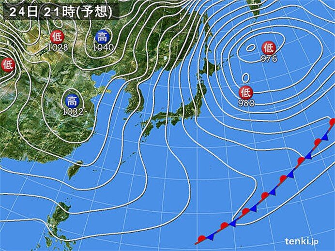 日本海側は大雪や暴風雪に警戒　太平洋側の平地でも大雪のおそれ