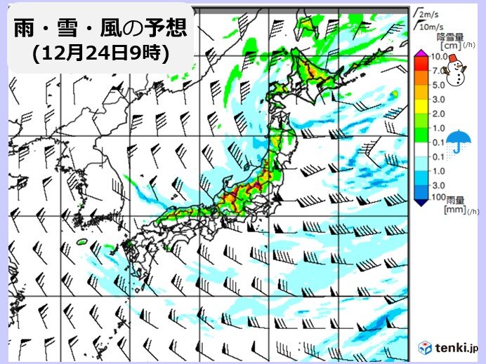 日本海側は大雪・暴風雪に警戒　太平洋側の平地でも積雪増加　交通障害が長引くおそれ