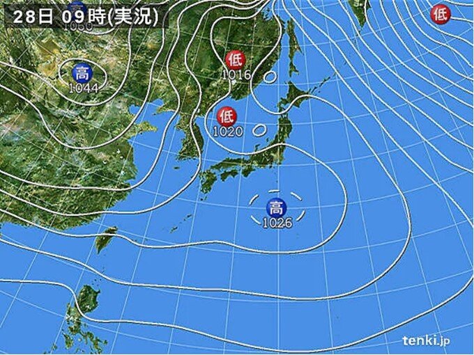 年の瀬なのに　最高気温11月下旬並みの所も