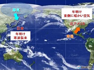 アメリカは冬の嵐が過ぎ気温上昇　日本は年明け寒波襲来　クリスマス寒波との違い