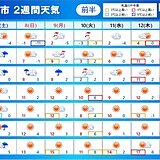 2週間天気　3連休は厳寒　来週半ばから春の陽気の日も　多雪地域はなだれに注意