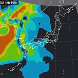 PM2.5　今夜は西日本で濃度が高めの予想