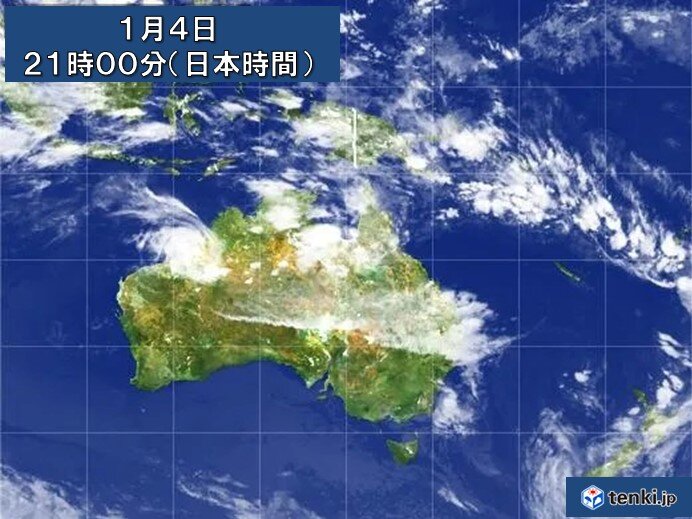 オーストラリア　元サイクロンの影響で大雨　今シーズンのサイクロンの発生多い可能性