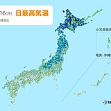 東京都心は午後2時の気温が6℃台　今季最も低く　全国的にもきのうより気温ダウン