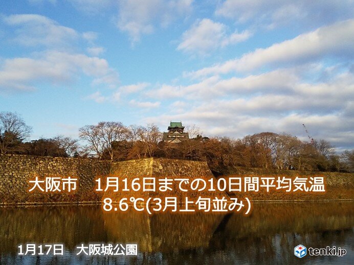関西　今週末以降はこの時季らしい寒さに