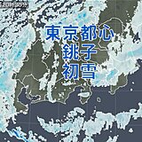 東京都心や銚子で初雪を観測　関東は今夜にかけて雪　あすの朝は路面の凍結に注意