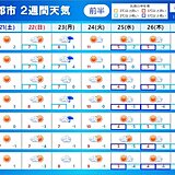 関東　23日は冷たい雨　2月に入る頃にかけて冷え込む朝が続く　東京都心も氷点下に